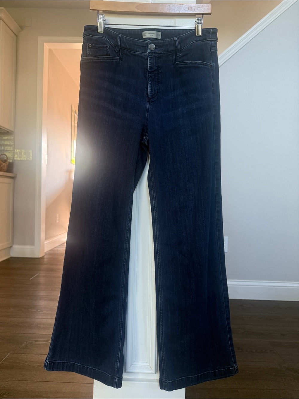 J. Jill Denim Smooth Fit Full Leg Dark Blue High-Rise Jeans 10 - Picture 3 of 7